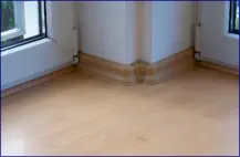 Laminatverlegung mit Dölken-Leisten